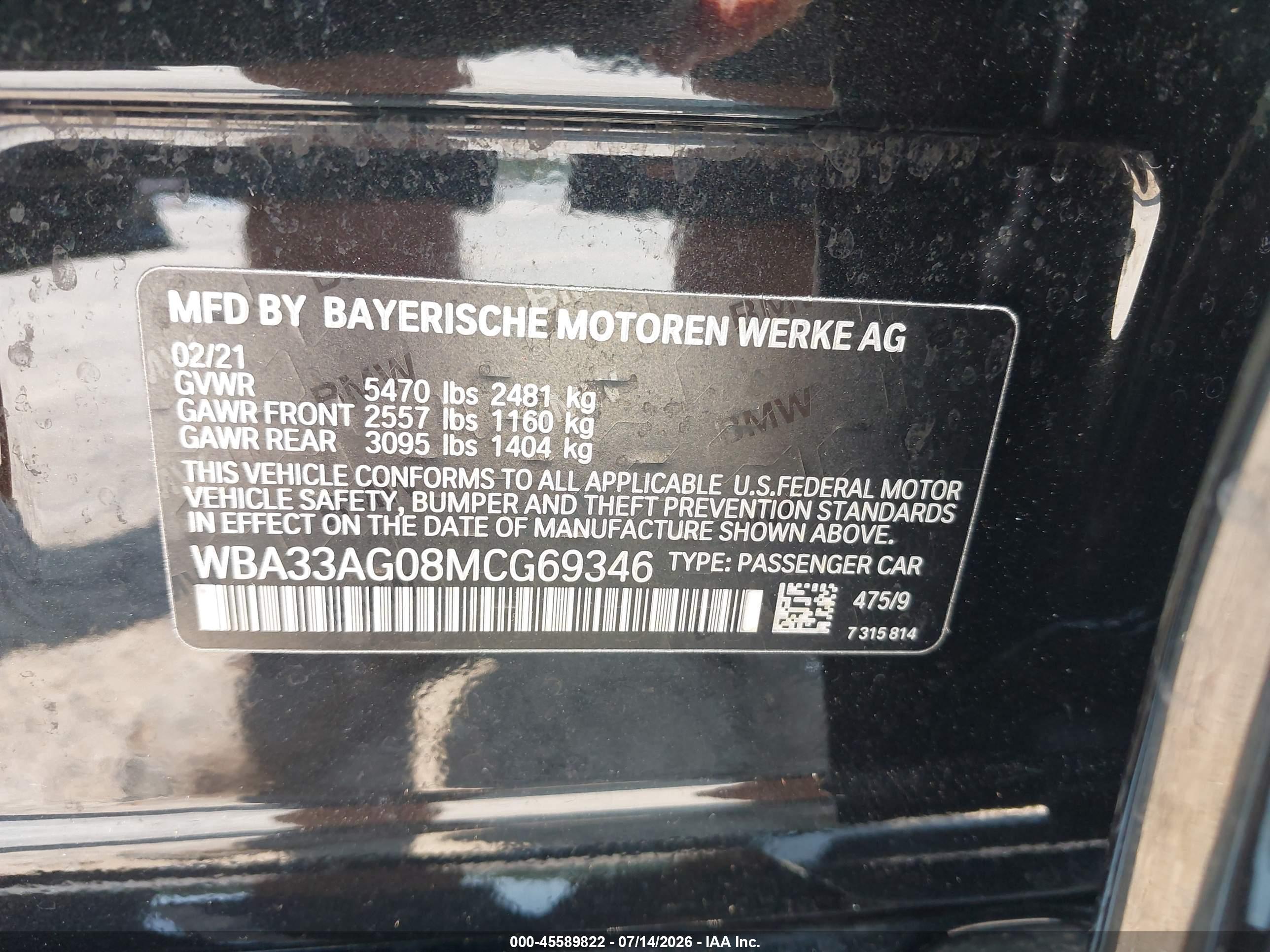 2021 BMW 530E 530xe