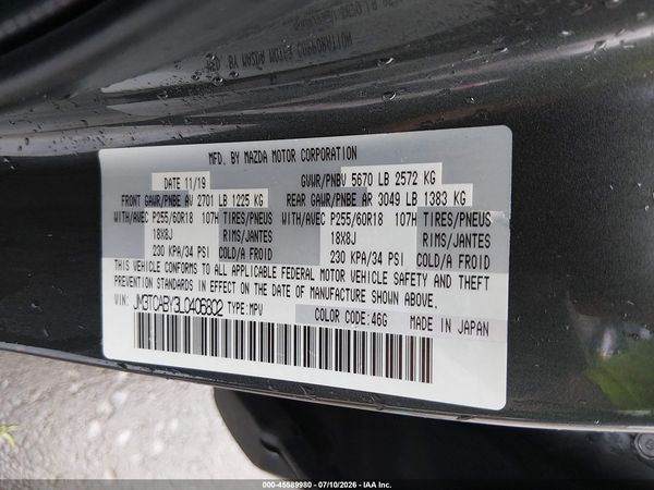 2020 MAZDA CX-9 SPORT