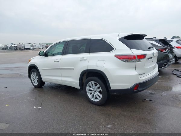 2016 TOYOTA HIGHLANDER LE V6