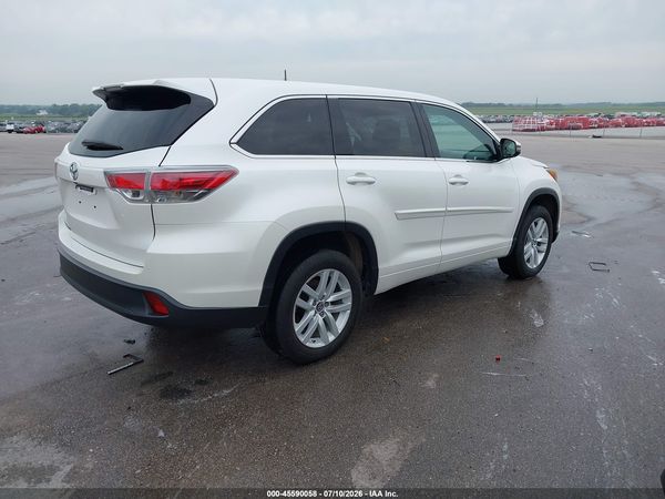 2016 TOYOTA HIGHLANDER LE V6