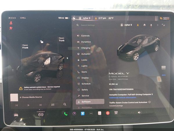 2022 TESLA MODEL Y