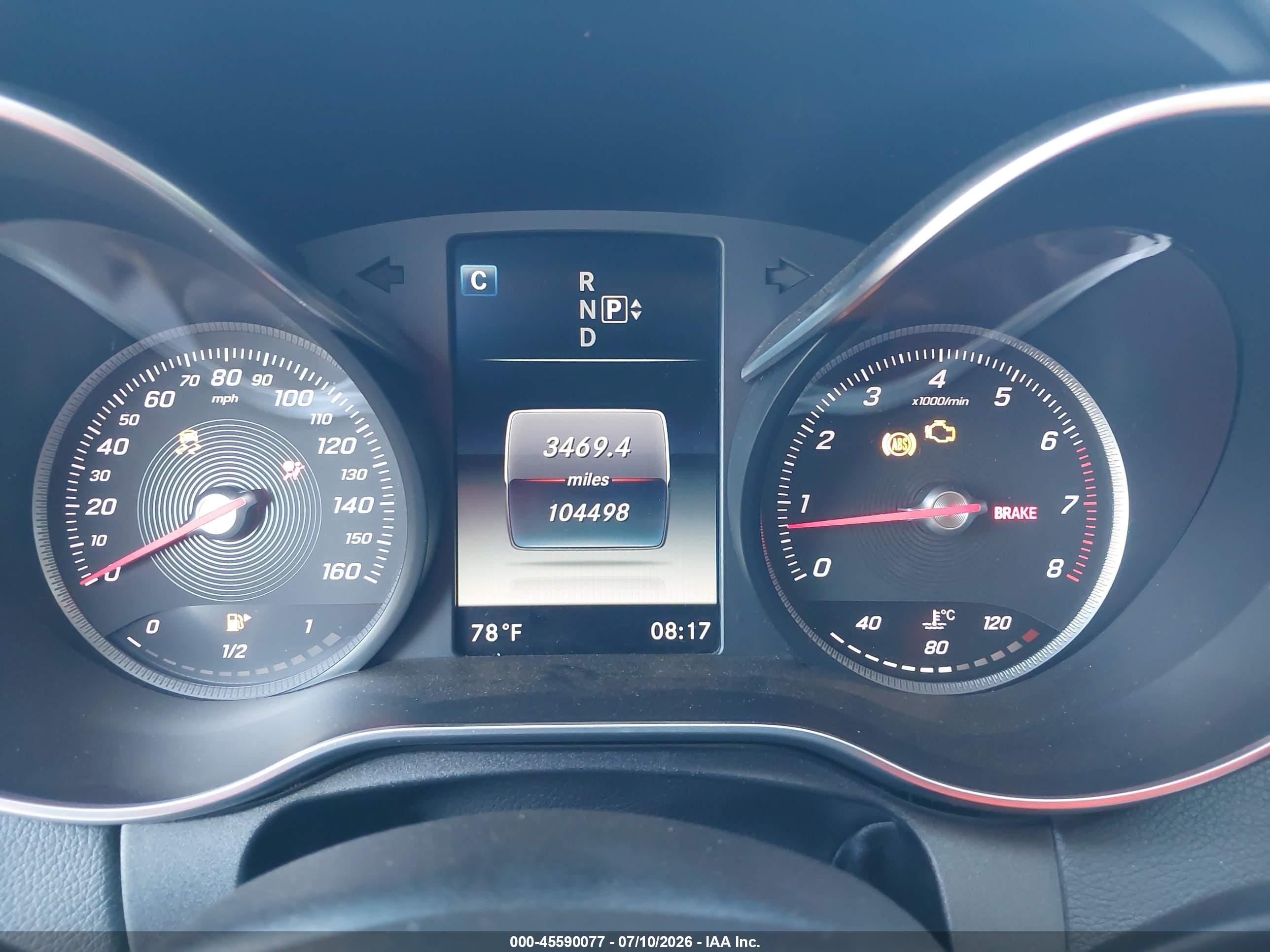 2015 MERCEDES-BENZ C 300 4MATIC