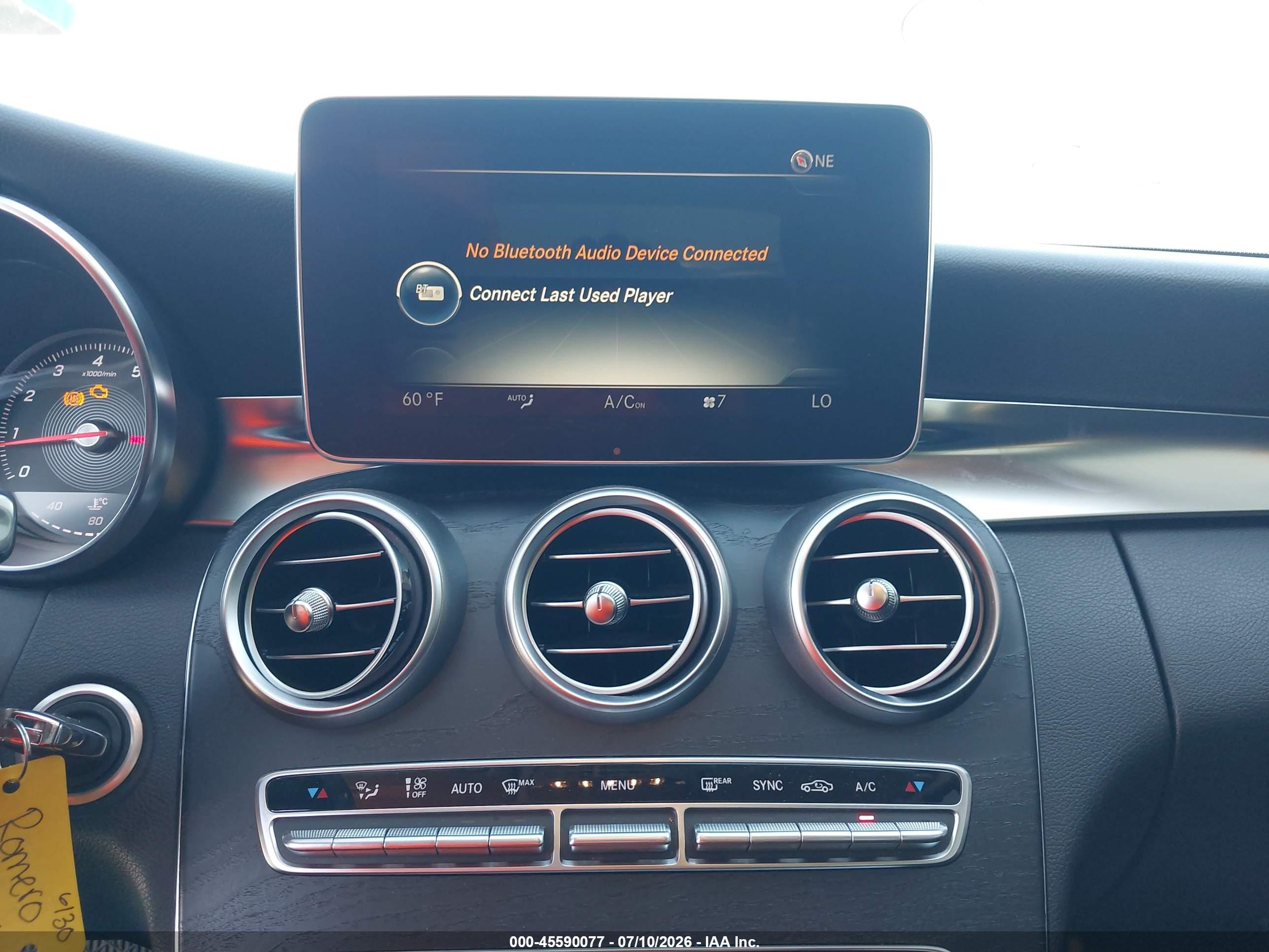 2015 MERCEDES-BENZ C 300 4MATIC