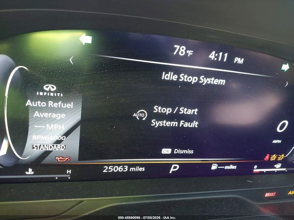 2022 INFINITI QX60 SENSORY