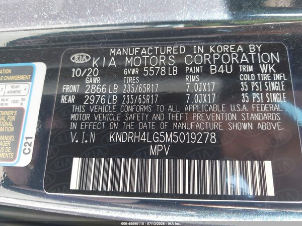 2021 KIA SORENTO HYBRID EX