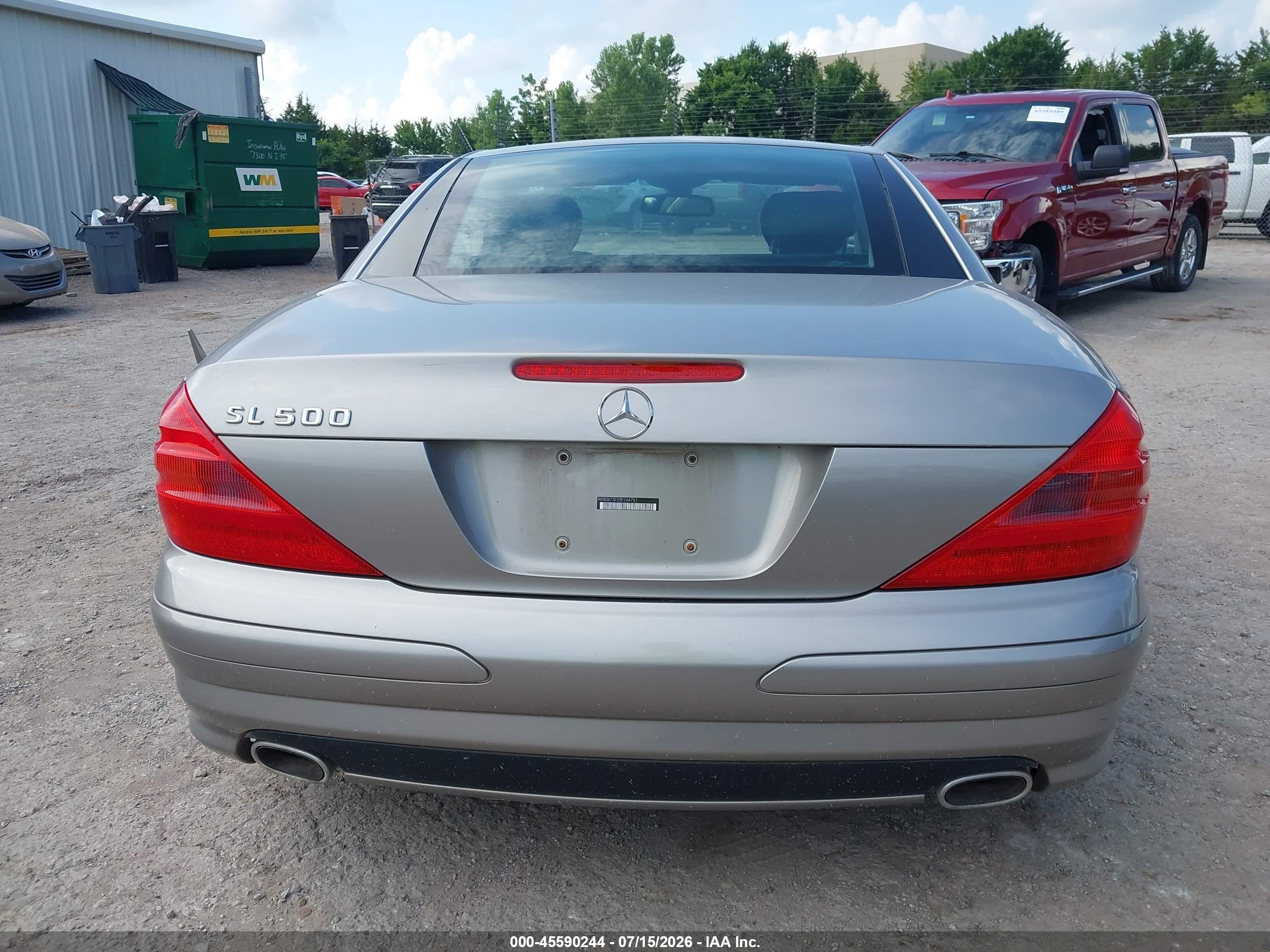 2005 MERCEDES-BENZ SL 500 SL500