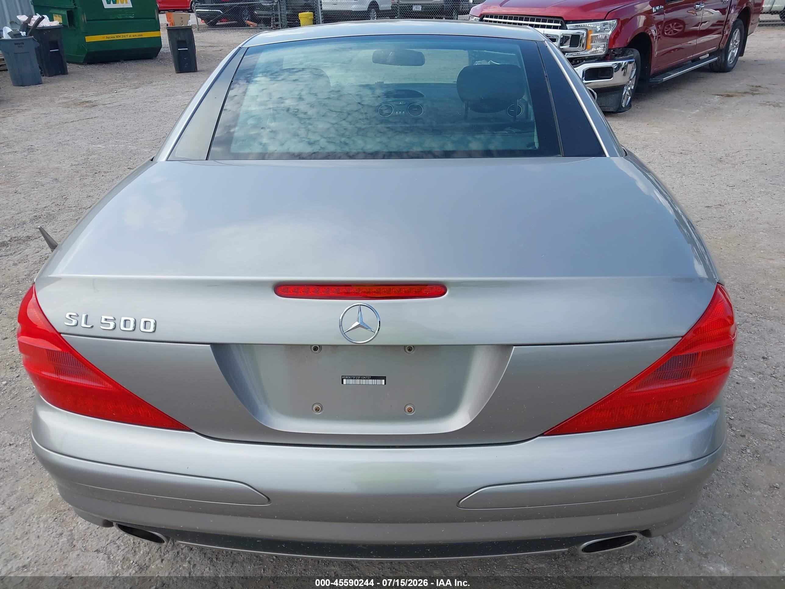 2005 MERCEDES-BENZ SL 500 SL500