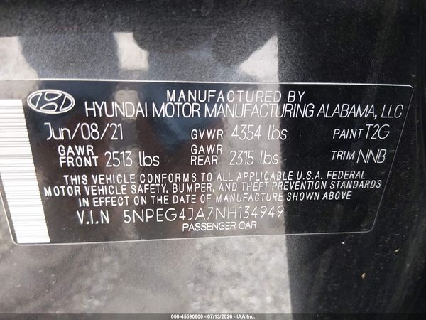 2022 HYUNDAI SONATA SE