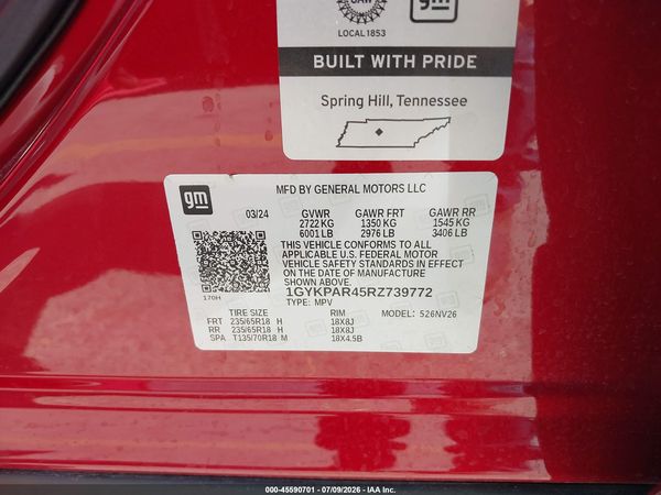 2024 CADILLAC XT6 FWD LUXURY