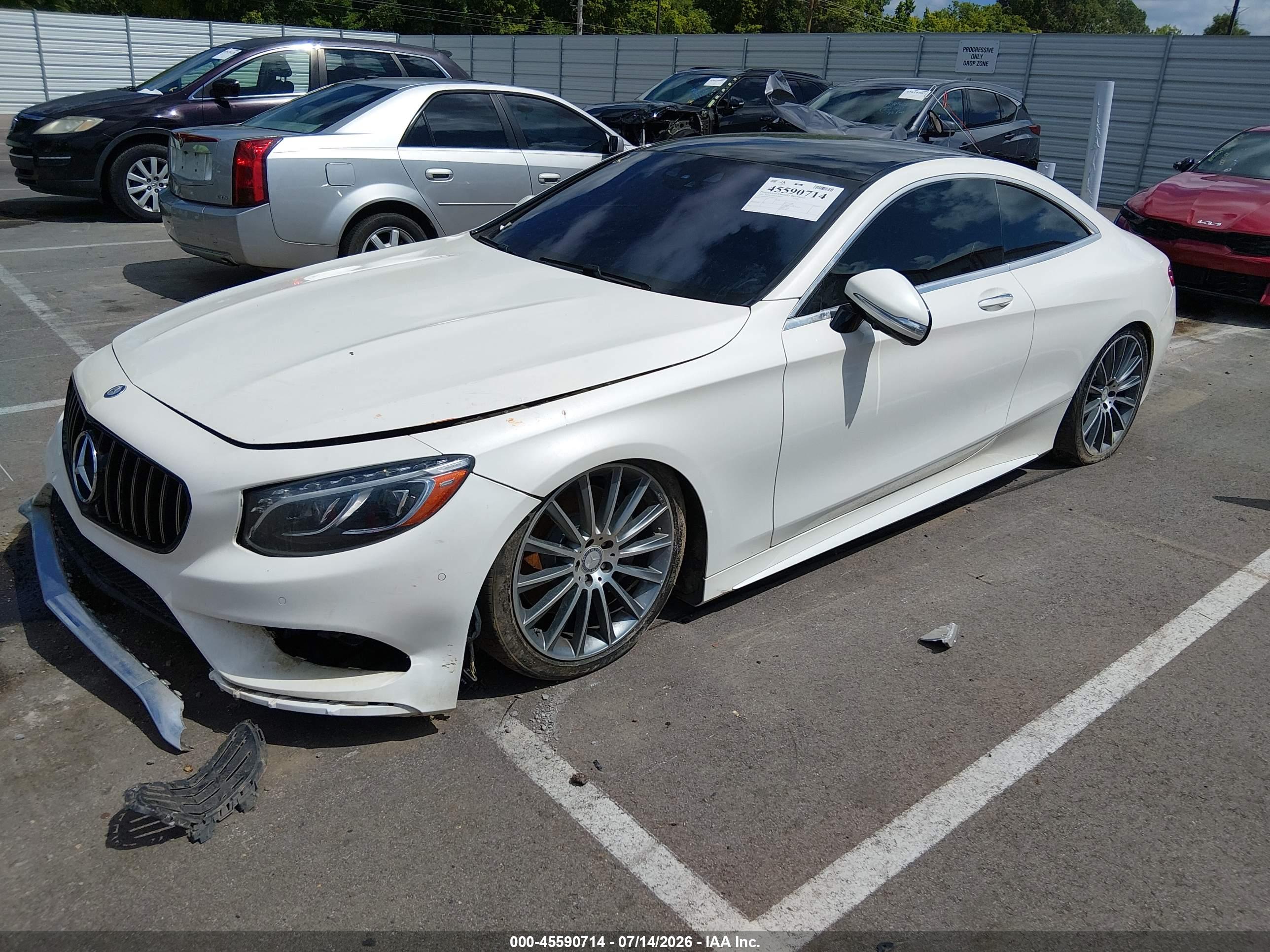 2016 MERCEDES-BENZ S 550 4MATIC — I2