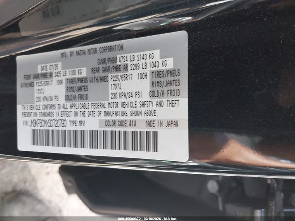 2025 MAZDA CX-5 2.5 S PREFERRED