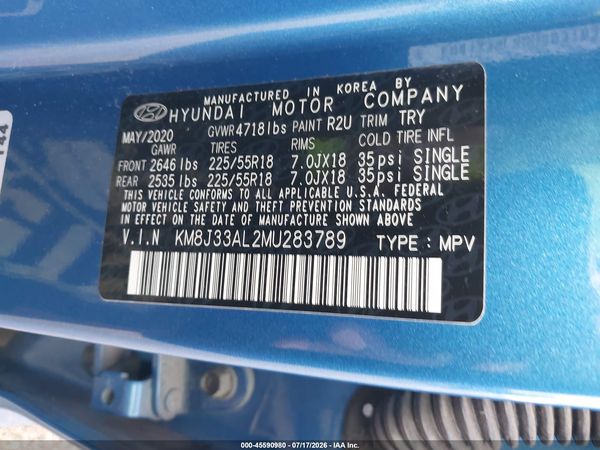 2021 HYUNDAI TUCSON LIMITED