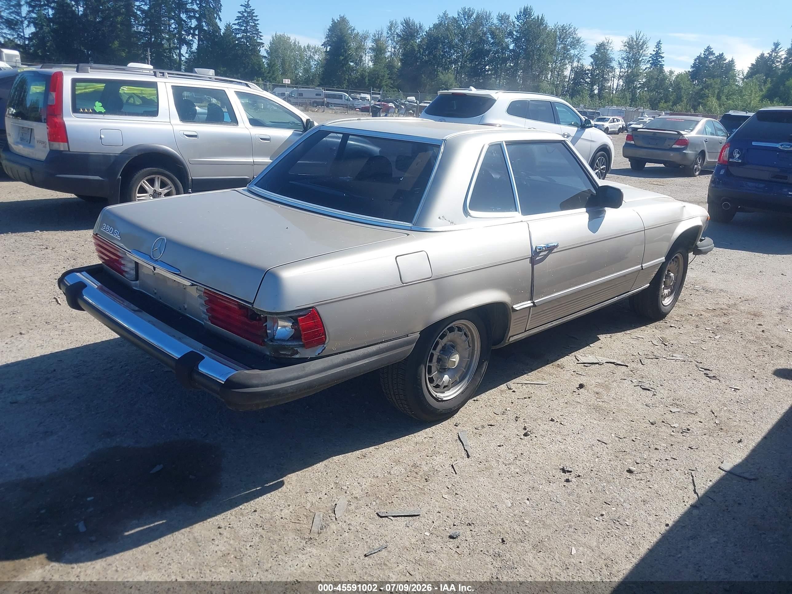 1985 MERCEDES-BENZ 380 380SL
