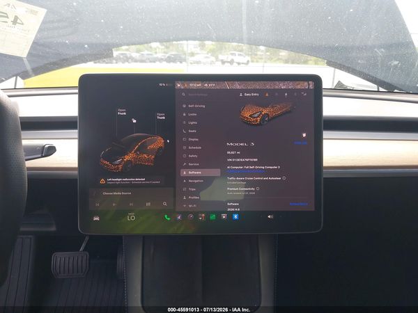 2022 TESLA MODEL 3 REAR-WHEEL DRIVE