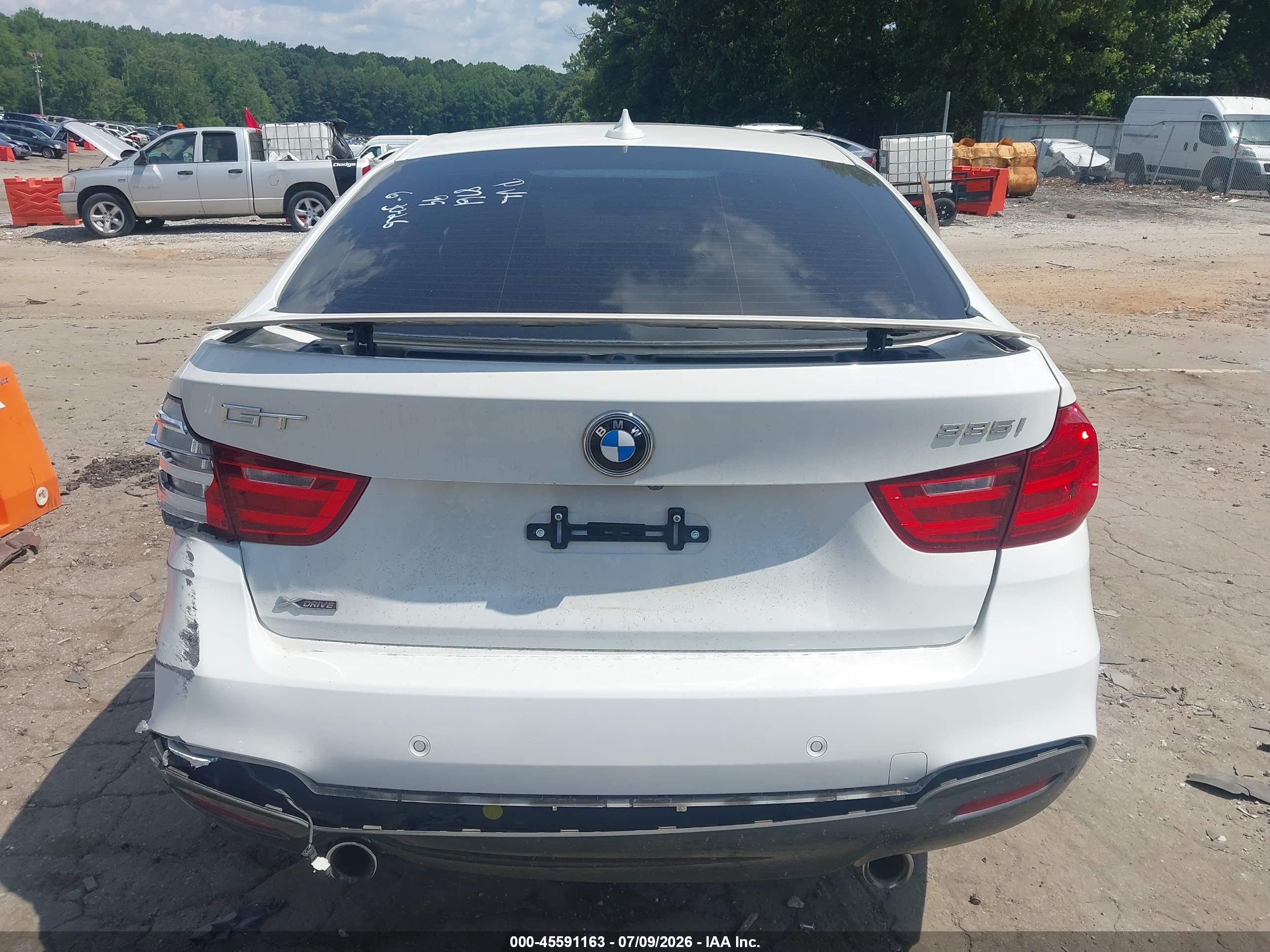 2015 BMW 335I GRAN TURISMO XDRIVE