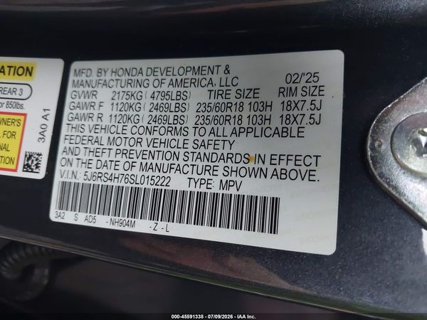 2025 HONDA CR-V EX-L AWD