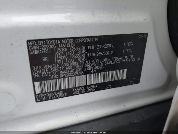 2019 TOYOTA RAV4 XLE PREMIUM