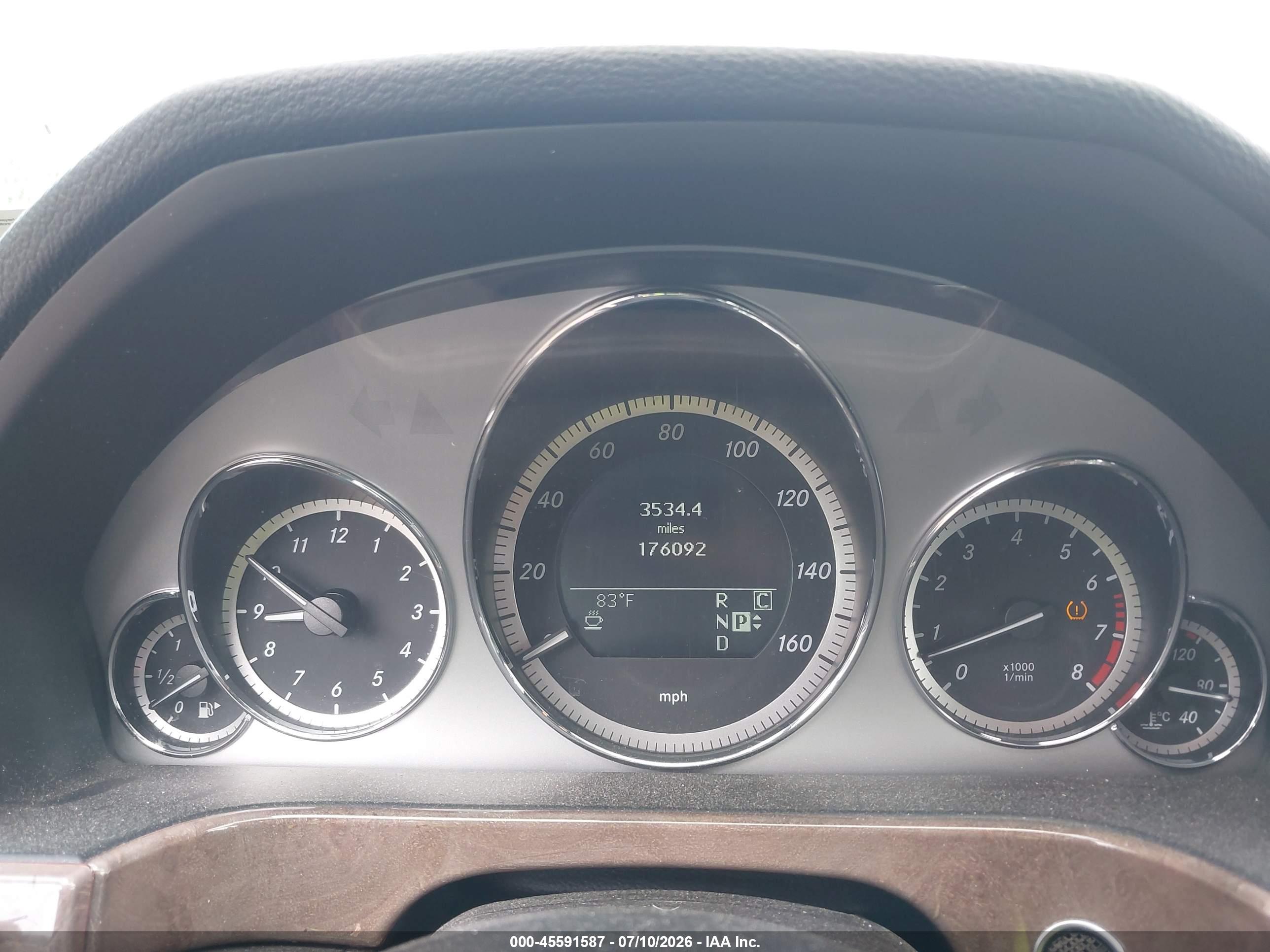 2010 MERCEDES-BENZ E 350 E350