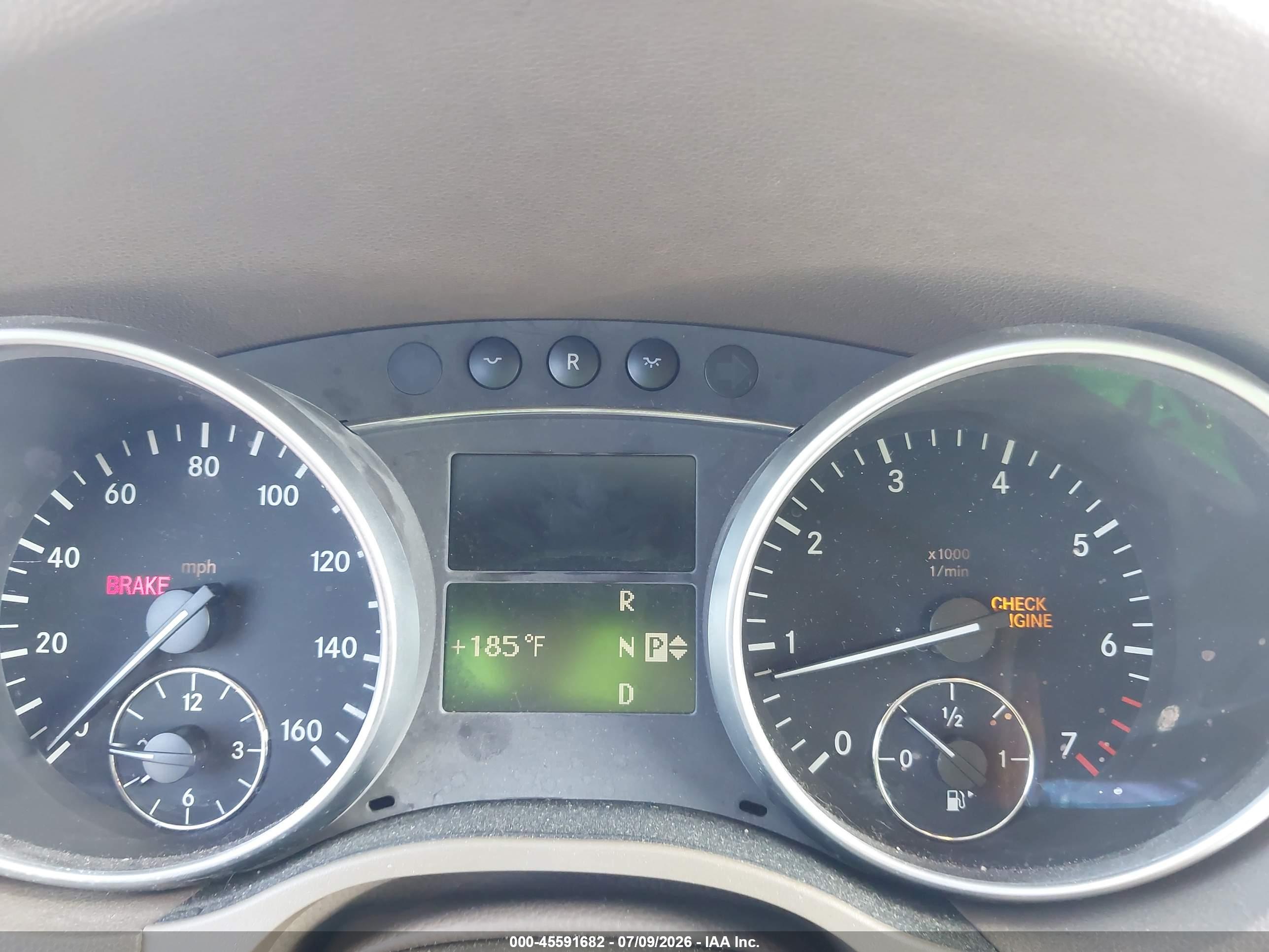 2008 MERCEDES-BENZ M-CLASS ML550 4 MATIC