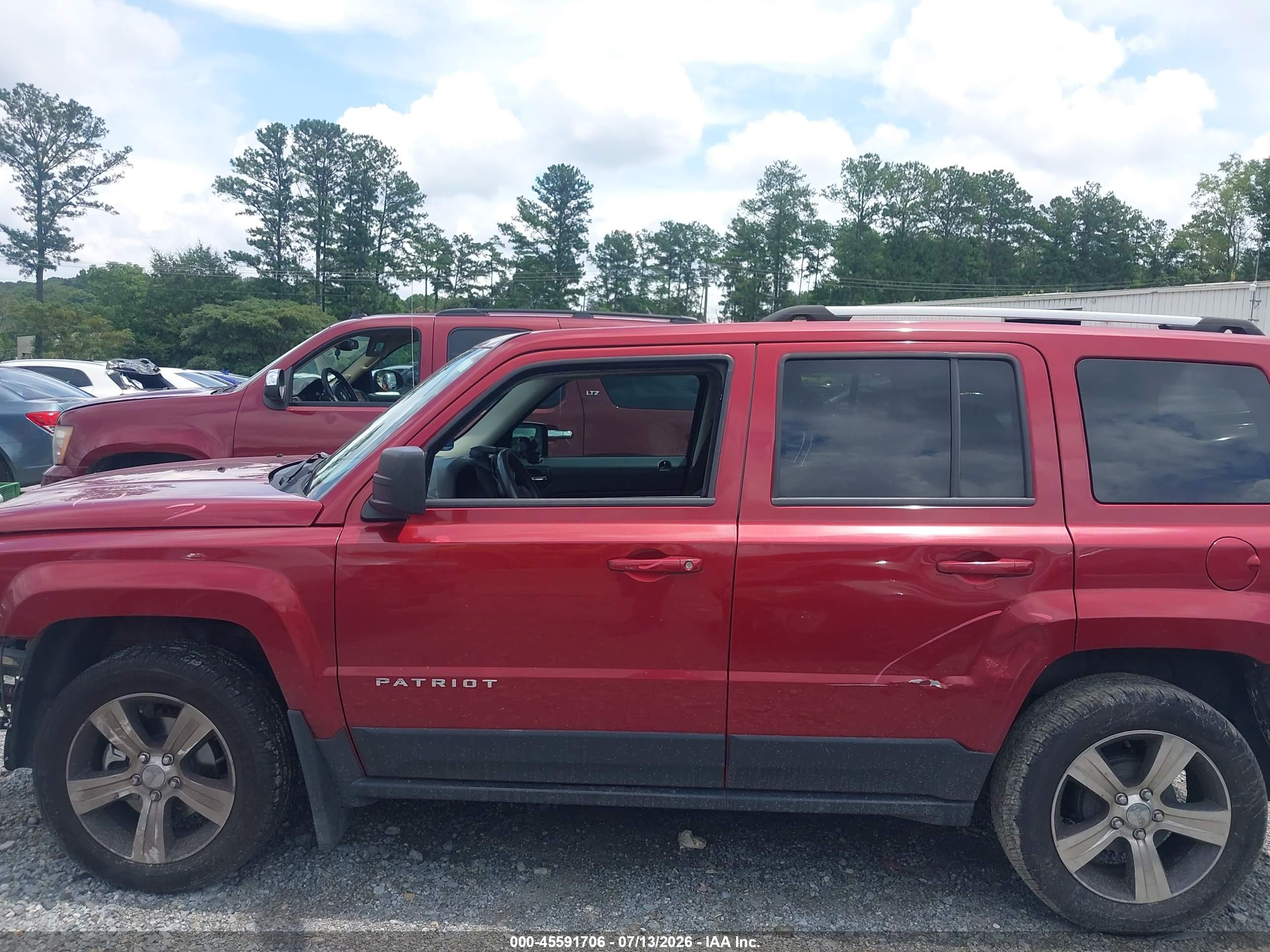2016 JEEP PATRIOT HIGH ALTITUDE EDITION
