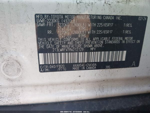 2024 TOYOTA RAV4 HYBRID LE