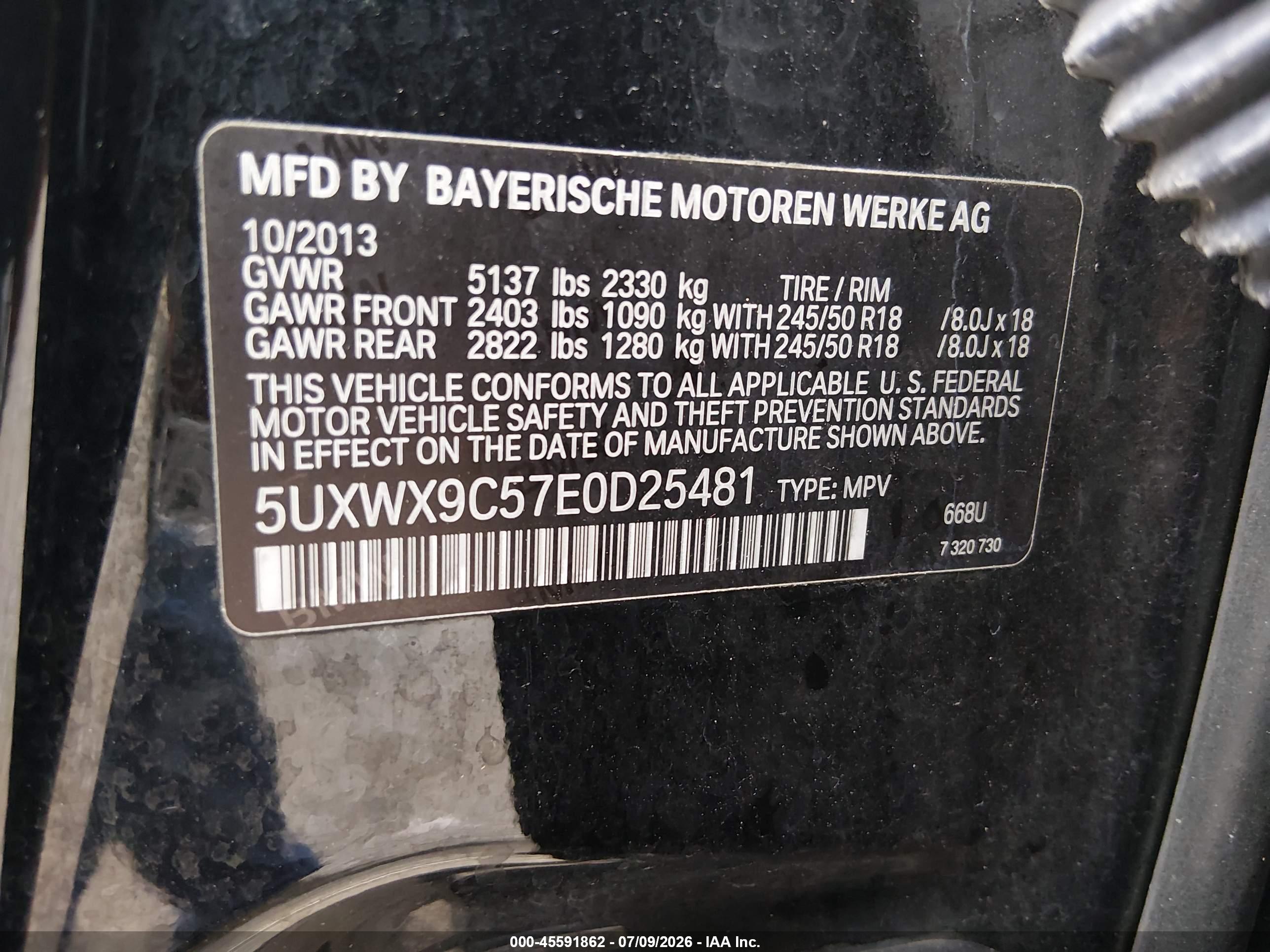 2014 BMW X3 XDRIVE28I