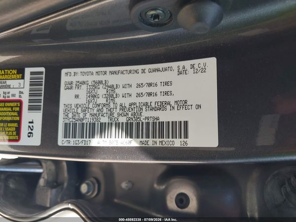 2023 TOYOTA TACOMA TRD OFF ROAD