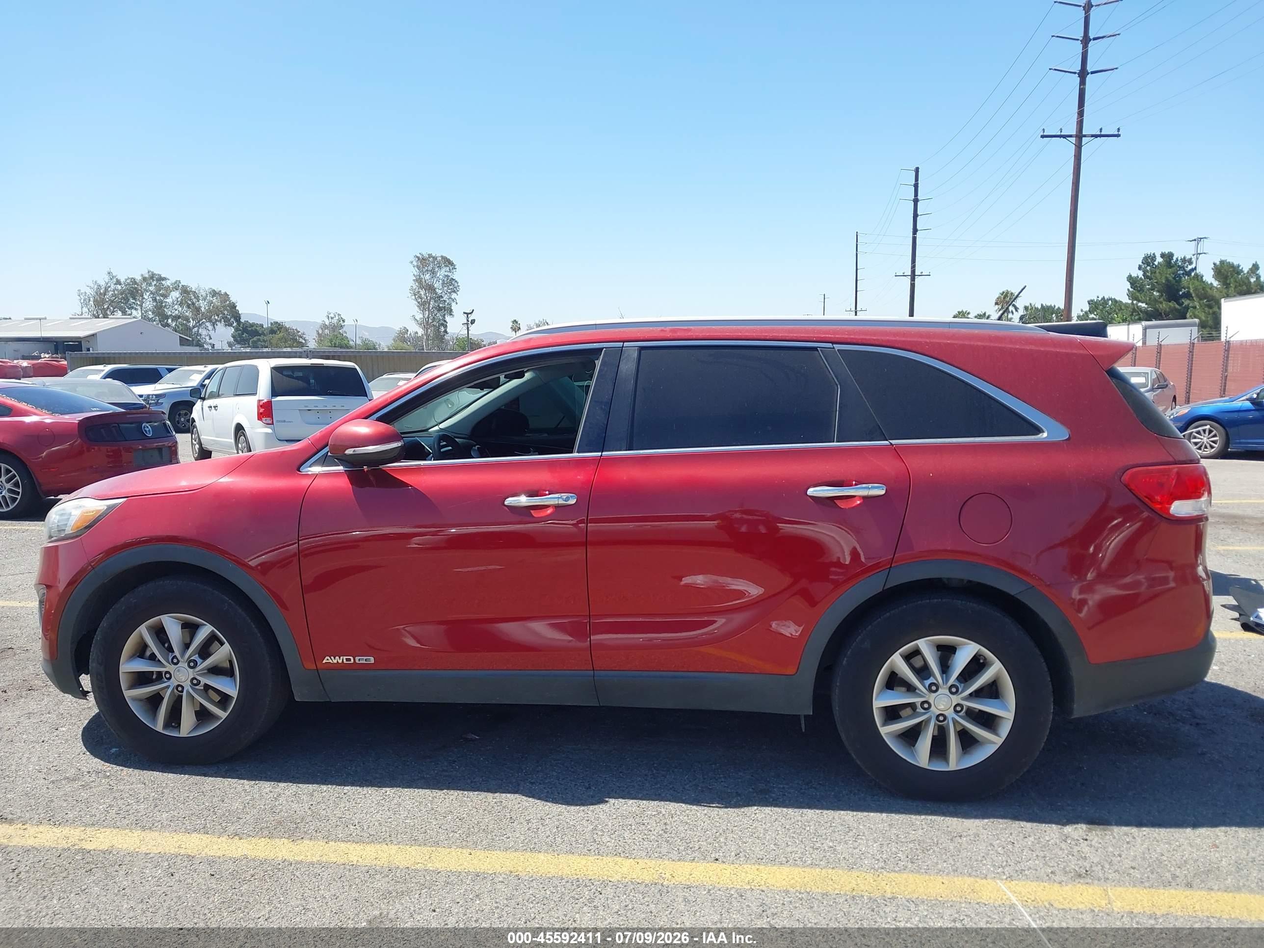 2016 KIA SORENTO 3.3L LX