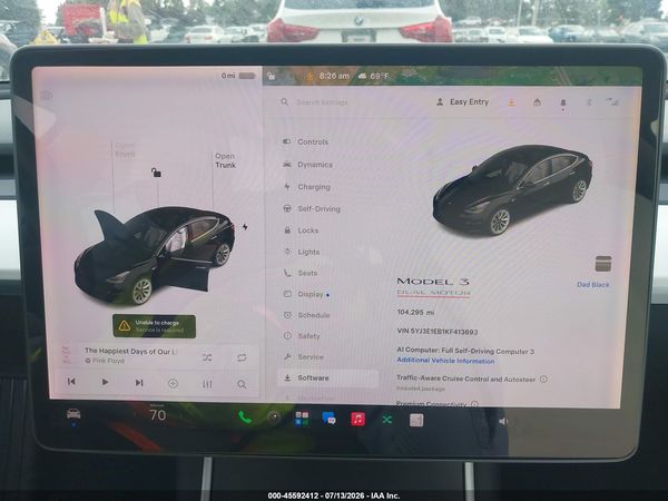 2019 TESLA MODEL 3 LONG RANGE/PERFORMANCE