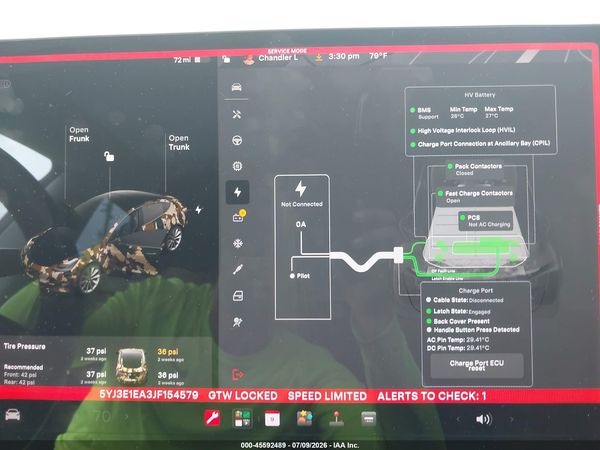 2018 TESLA MODEL 3 LONG RANGE/MID RANGE