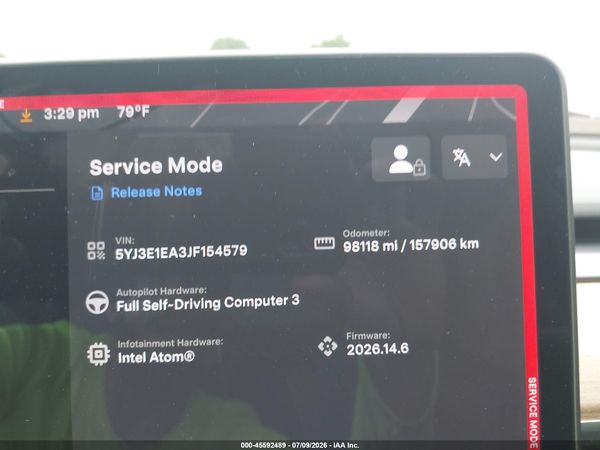 2018 TESLA MODEL 3 LONG RANGE/MID RANGE