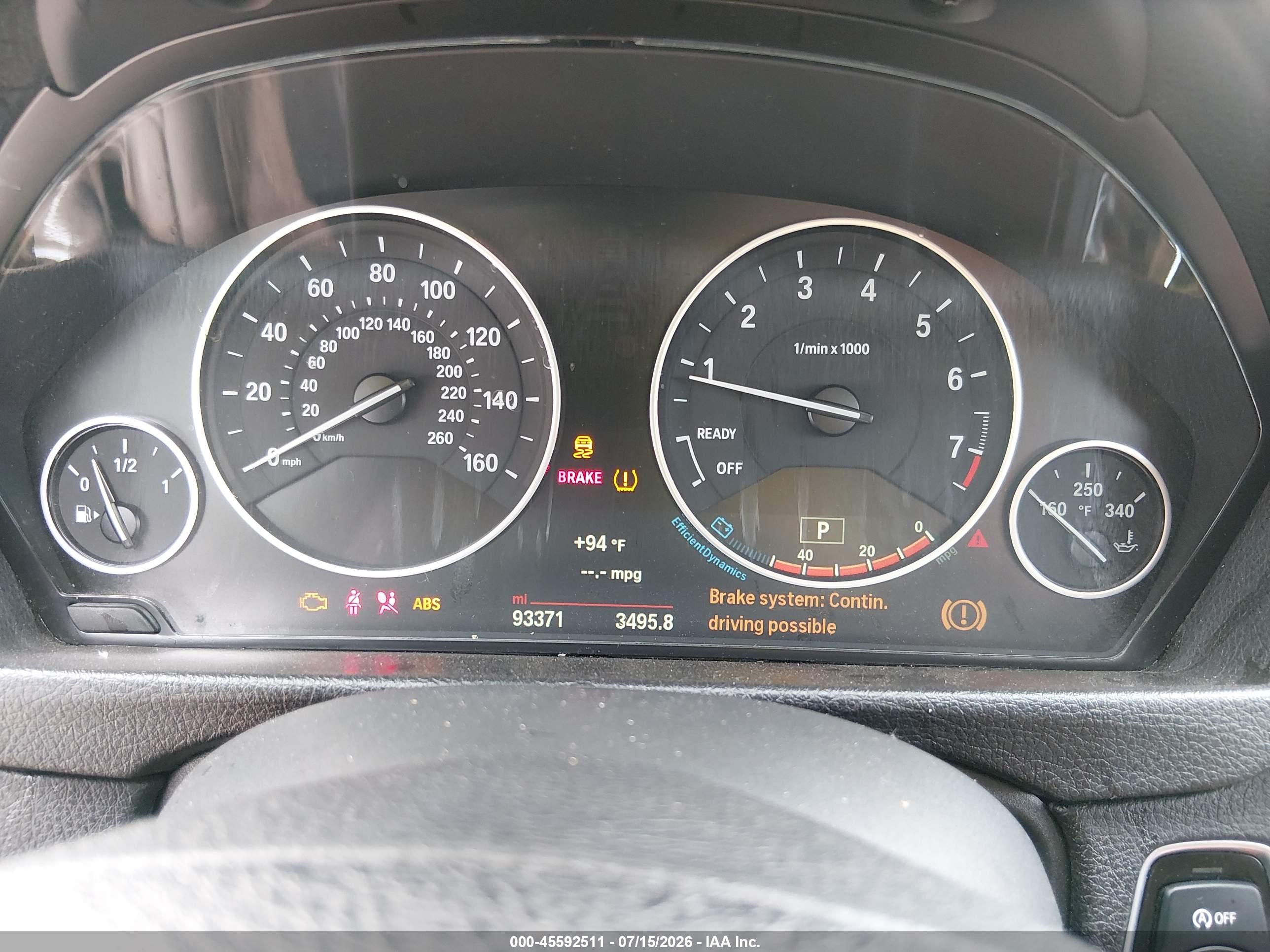 2015 BMW 328I xDrive SA