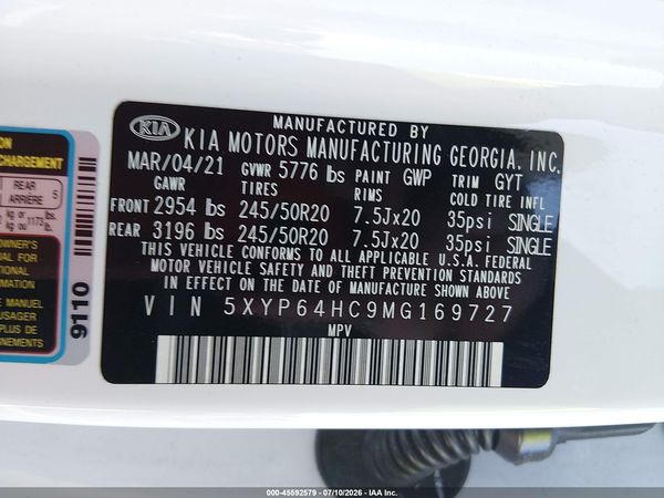 2021 KIA TELLURIDE S