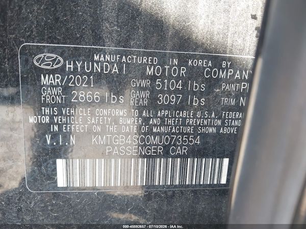 2021 GENESIS G80 2.5T RWD