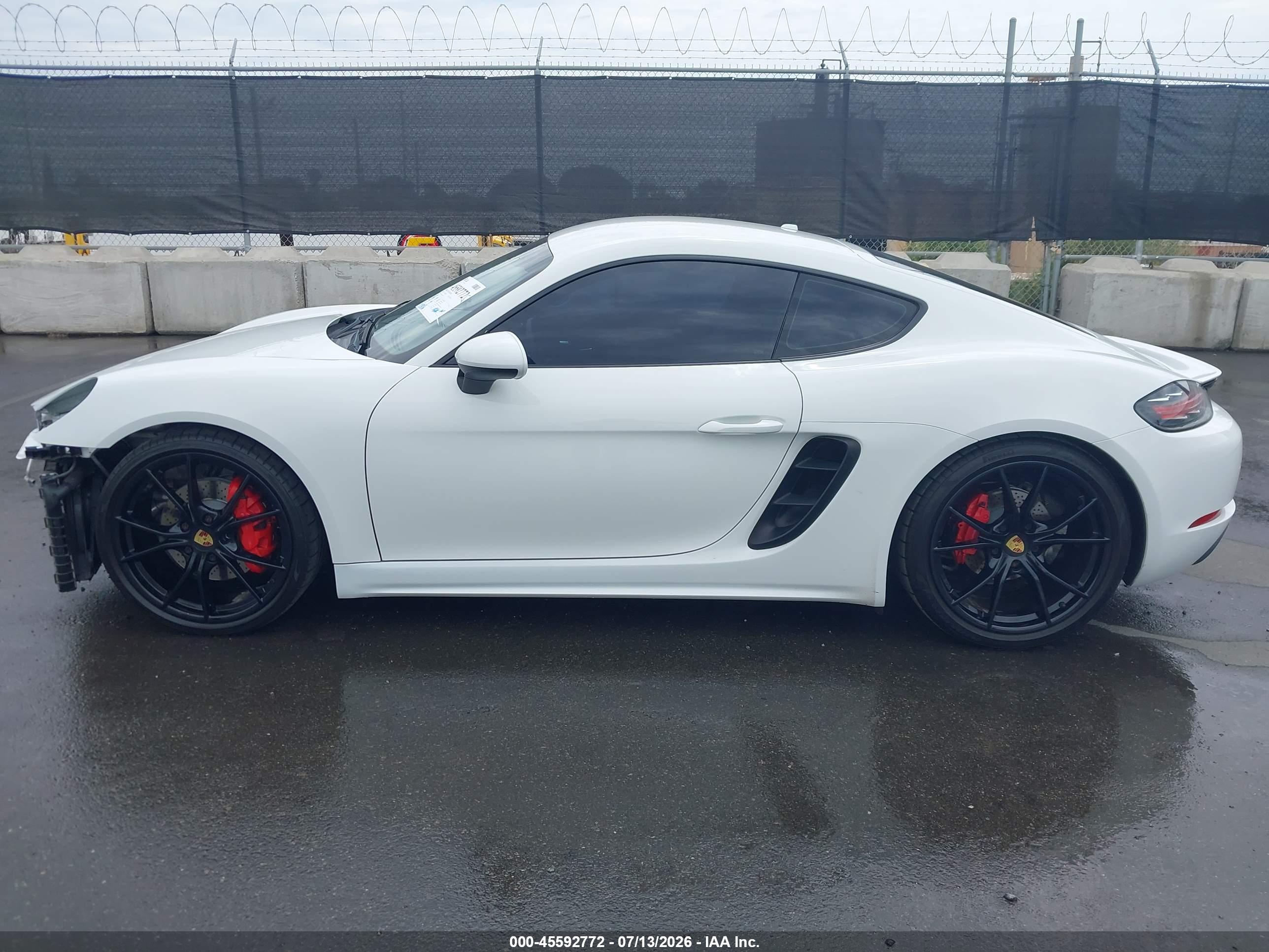2018 PORSCHE 718 CAYMAN S