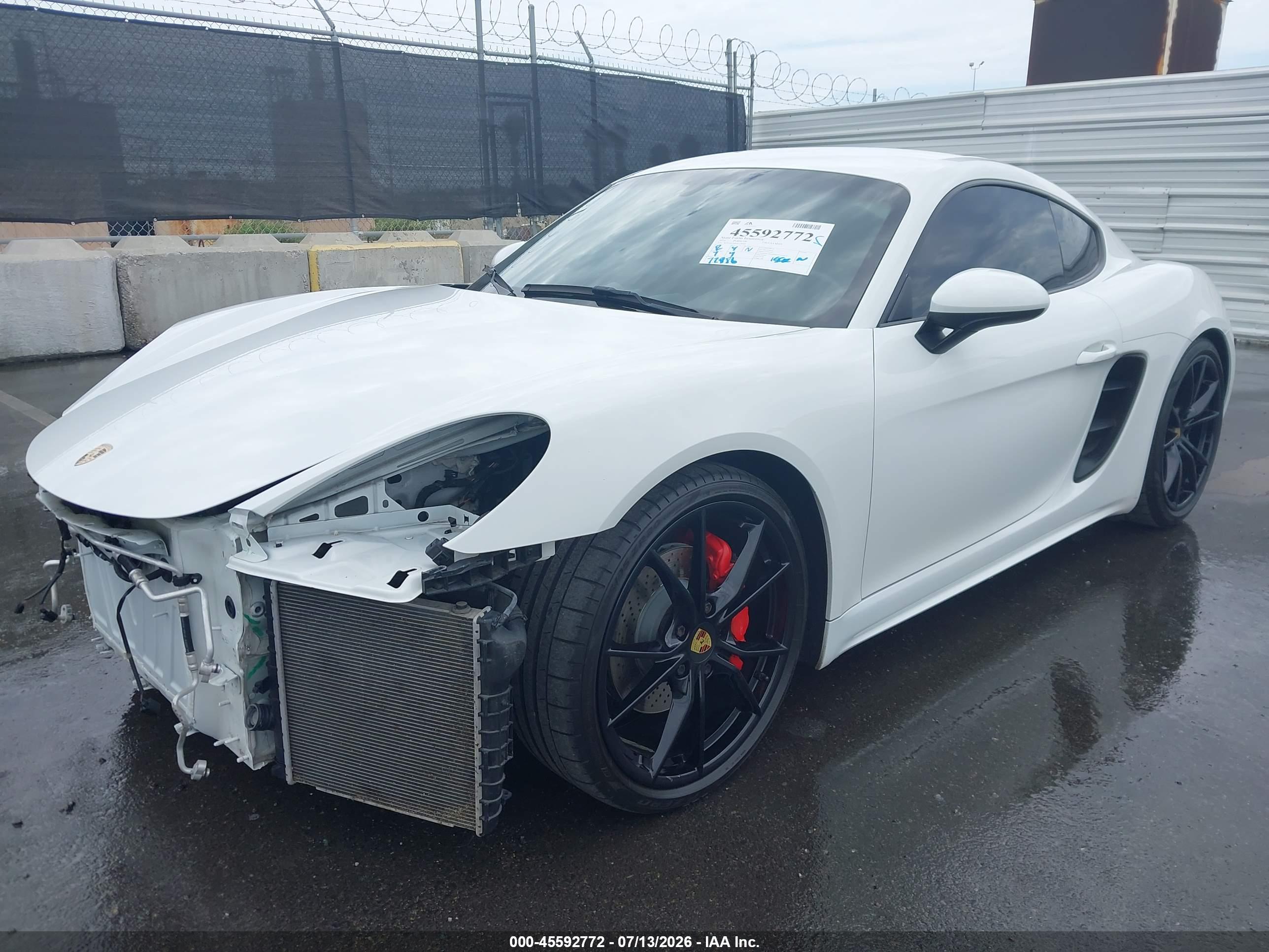 2018 PORSCHE 718 CAYMAN S