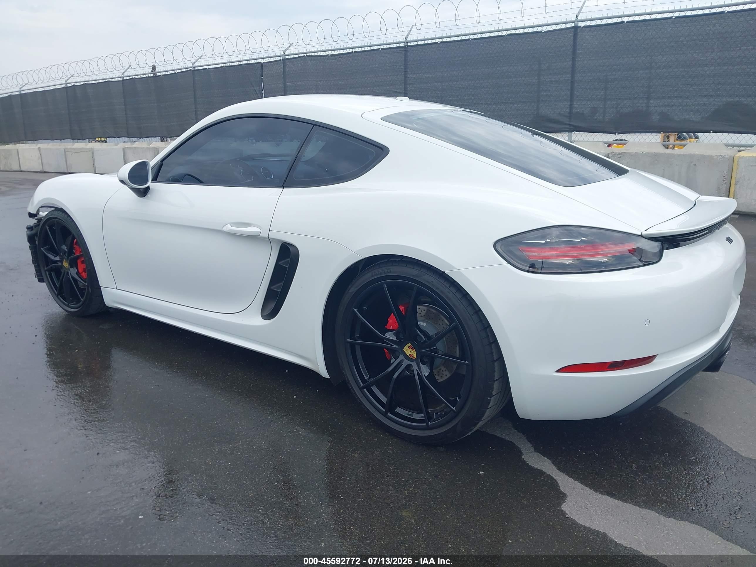 2018 PORSCHE 718 CAYMAN S