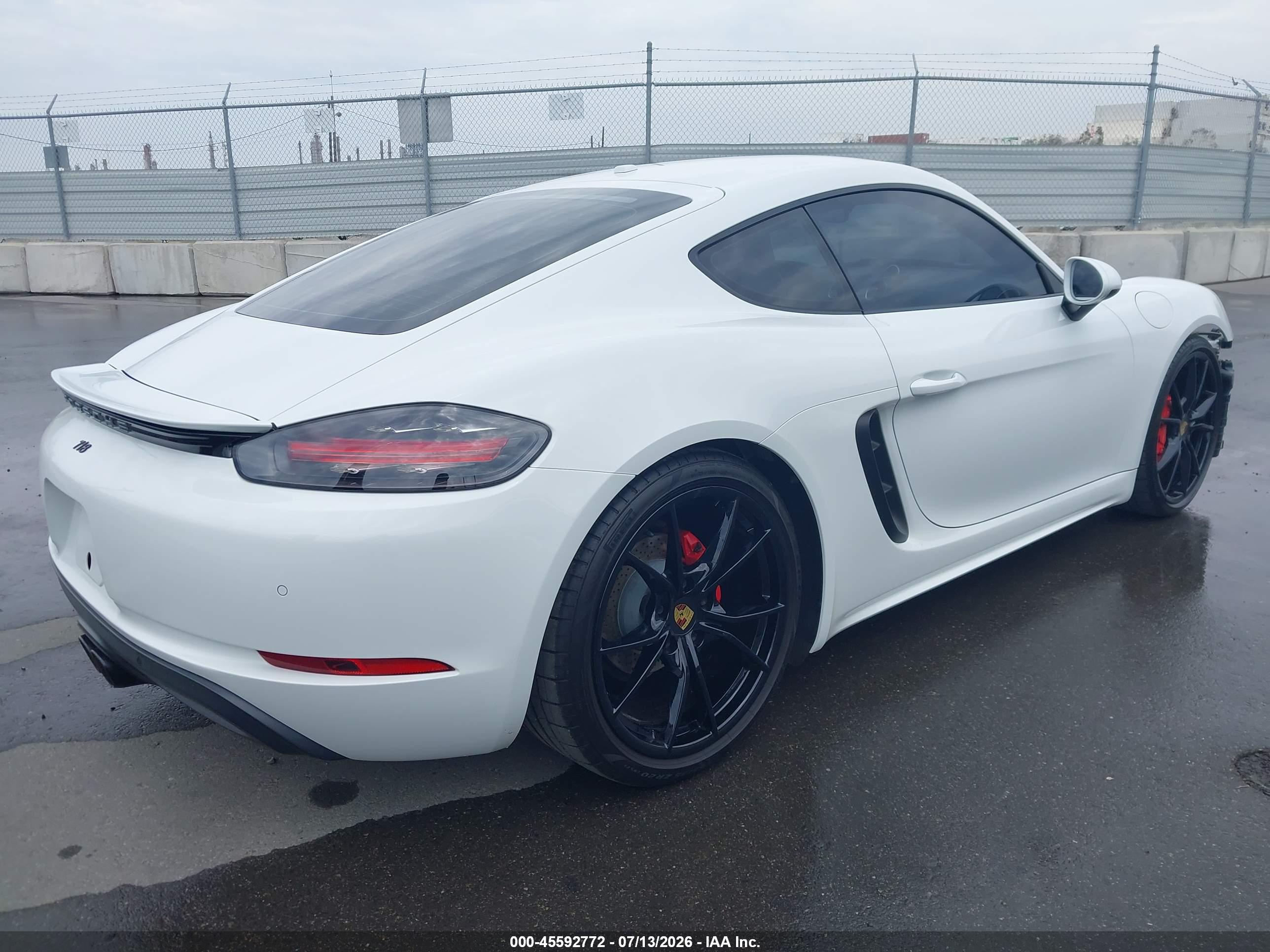 2018 PORSCHE 718 CAYMAN S