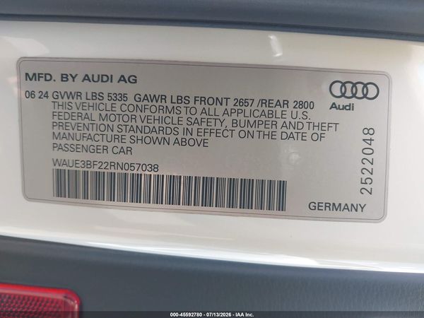 2024 AUDI A6