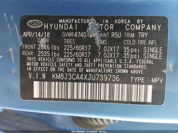 2018 HYUNDAI TUCSON SEL