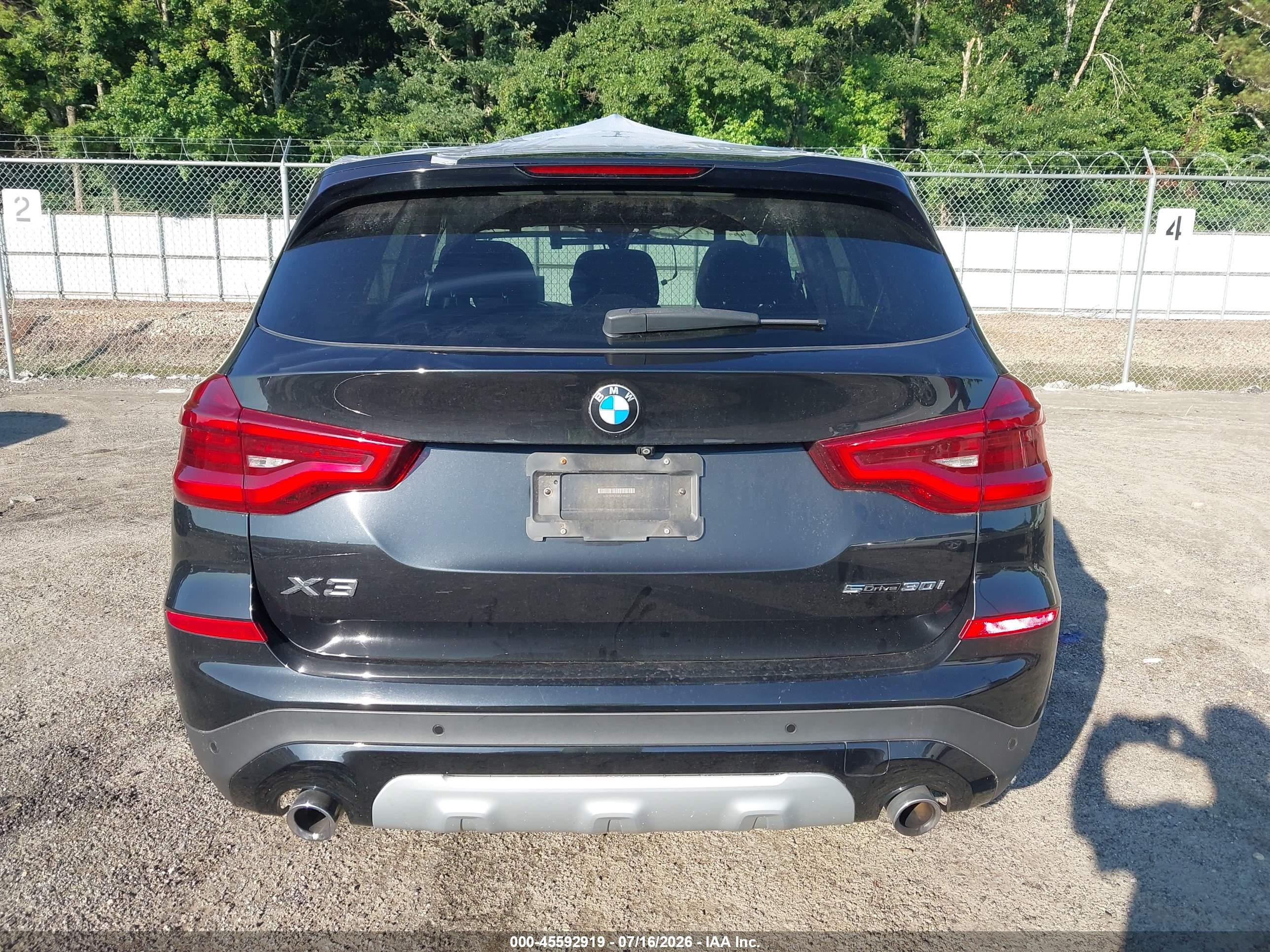 2019 BMW X3 SDRIVE30I