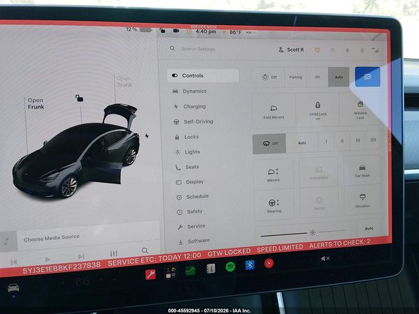 2019 TESLA MODEL 3 LONG RANGE/PERFORMANCE