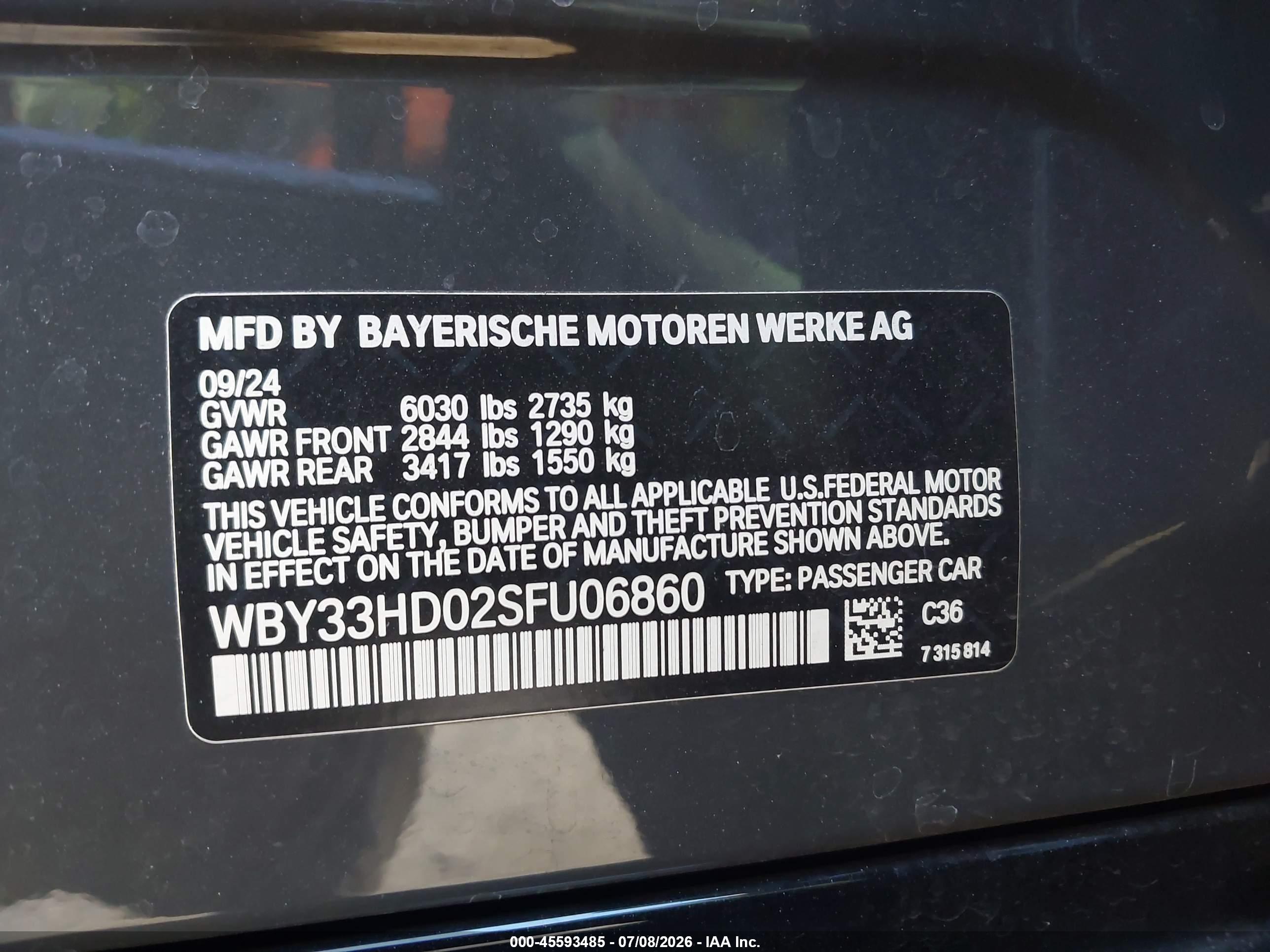 2025 BMW I4 GRAN COUPE M50