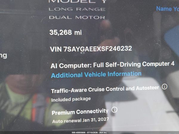 2025 TESLA MODEL Y