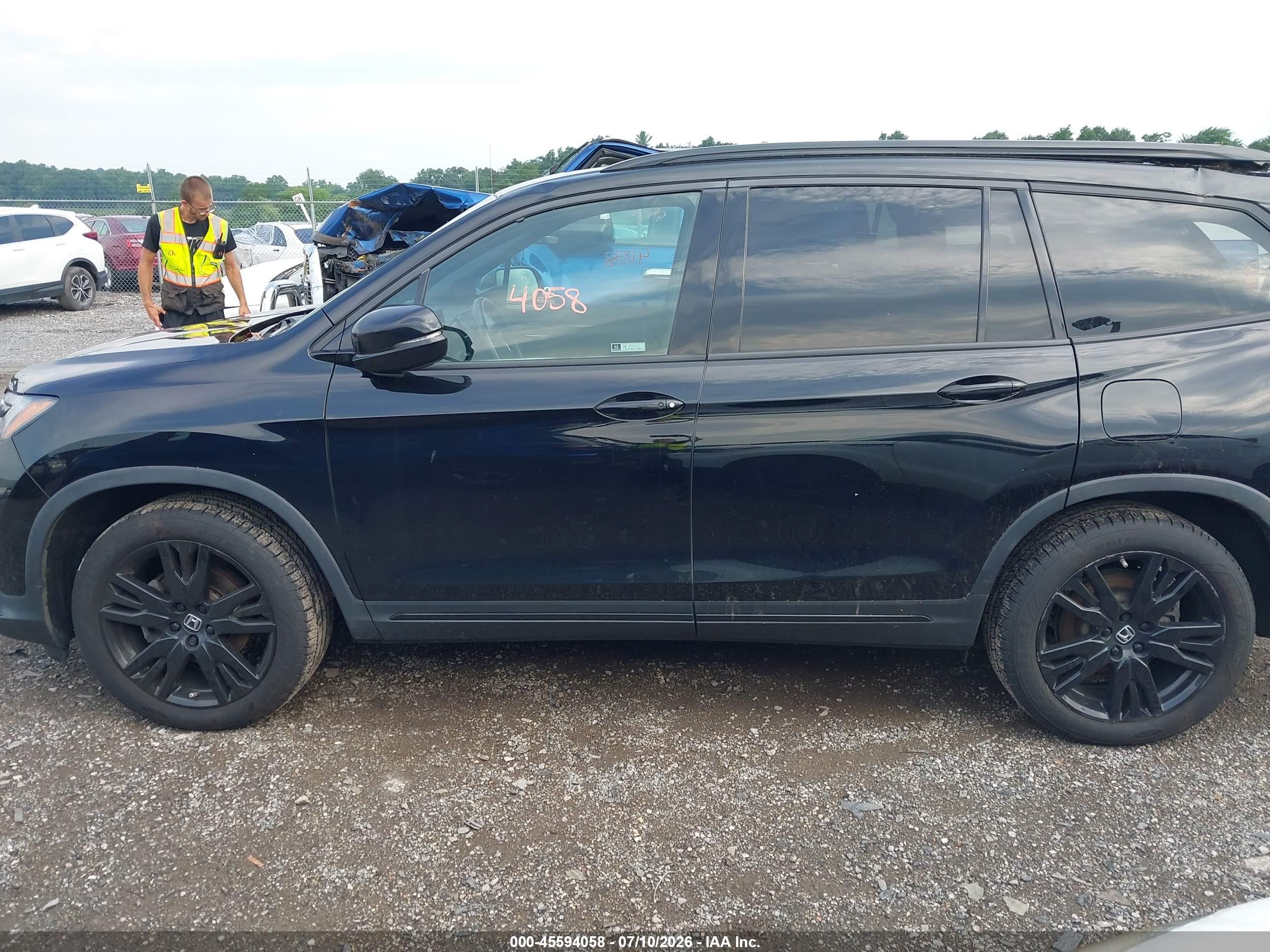 2022 HONDA PILOT AWD BLACK EDITION