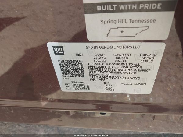 2023 CADILLAC XT5 FWD PREMIUM LUXURY