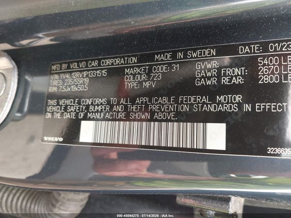 2023 VOLVO XC60 B5 CORE
