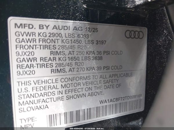 2026 AUDI Q7