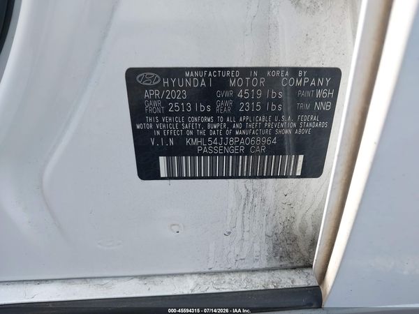 2023 HYUNDAI SONATA HYBRID LIMITED