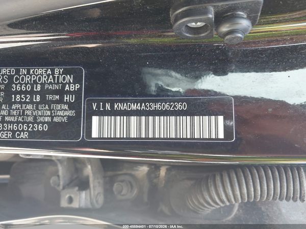 2017 KIA RIO LX